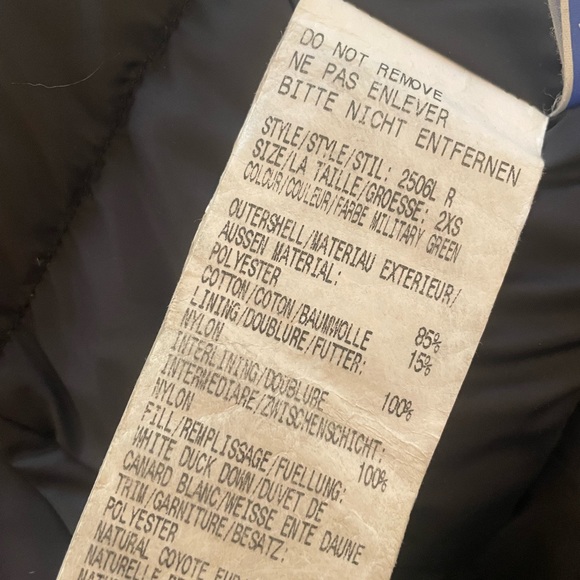 Canada Goose Kensington Parka / Coat. Army Green. Garment bag included - Picture 4 of 7